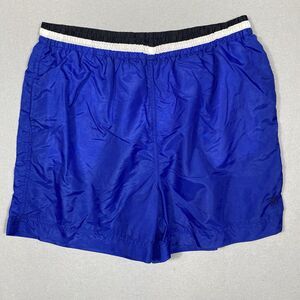 Vintage GIVENCHY Activewear Swim Trunks Men's L Blue Designer Resort Vacation